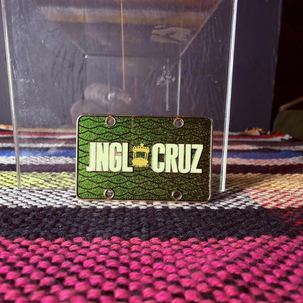 Disney DLR JNGL CRUZ License Plate Mystery Pin Gear Up for Adventure PP91084